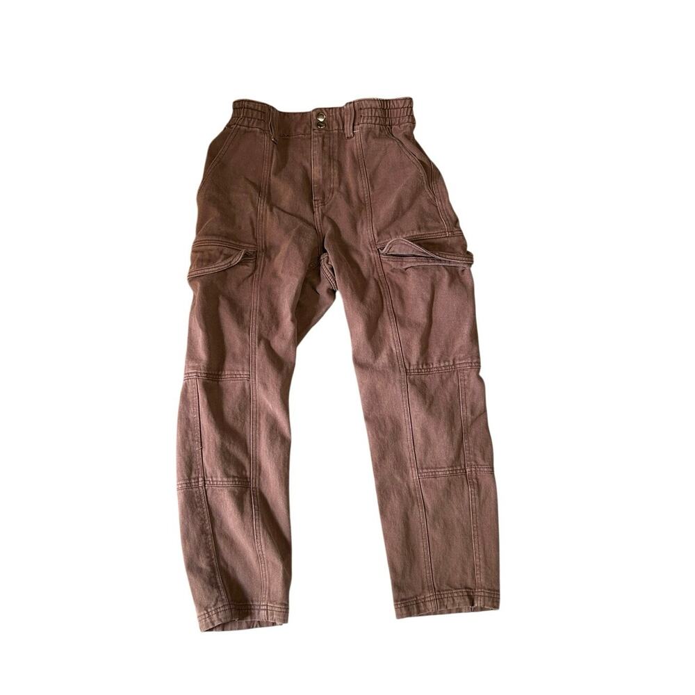 Youth m 10/12 Pacsun elastic waist cargo brown denim pants